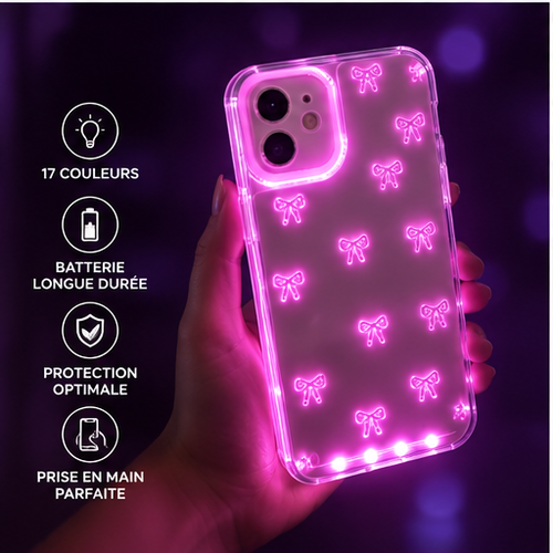 Coque iPhone  LED